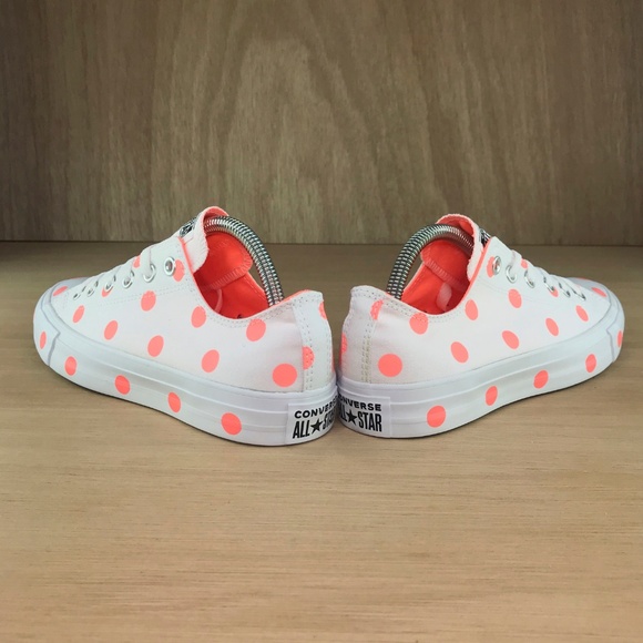 NEW Converse Chuck Taylor All Star Polka Dot OX - Picture 4 of 7